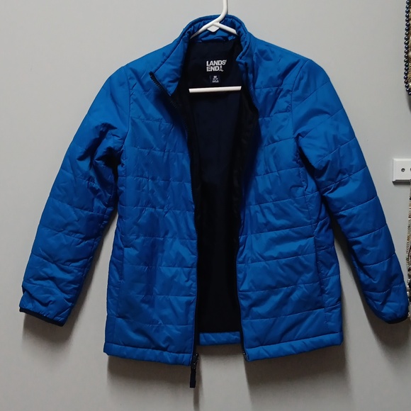 Lands'End ski jacket with hood, size medium - Picture 10 of 10